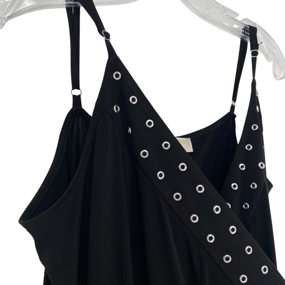 Michael Kors Grommet Embellished Black Maxi Dress - Picture 11 of 12